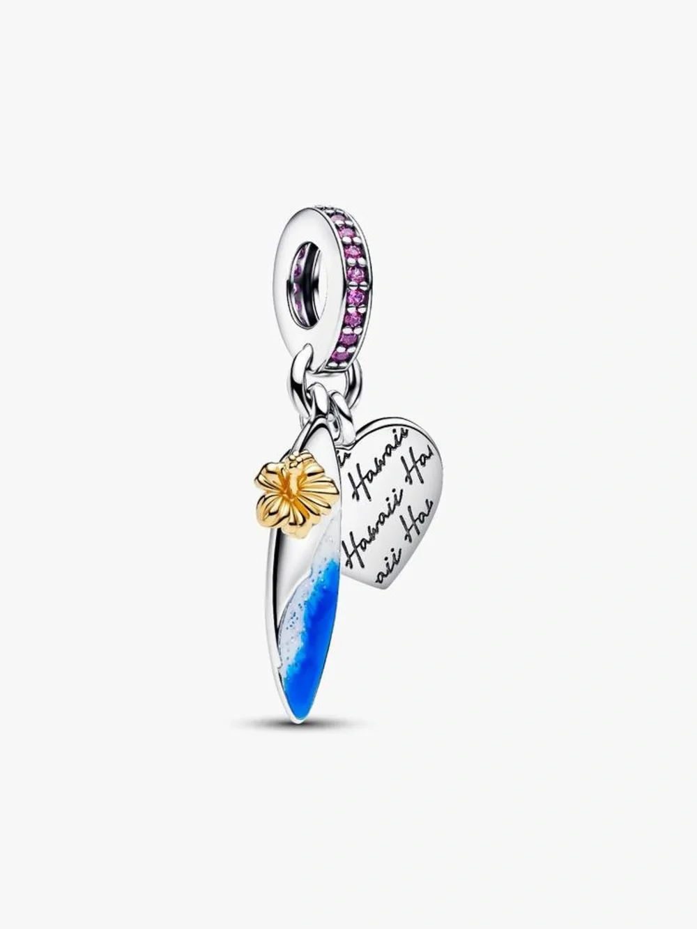 Pandora Surf Board Double Dangle Charm
